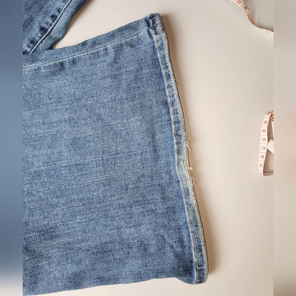 FRAME Le Easy Flare Light Wash High Rise Stretch Jeans Size 33 - Picture 10 of 11